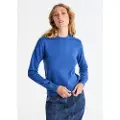 LOIS Jeans for woman. 453112669 Basic jumper with blue logo (XS), Casual, Cotton, Long sleeve