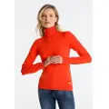 LOIS Jeans for woman. 453102669 Basic jumper with red logo (M), Casual, Cotton, Long sleeve
