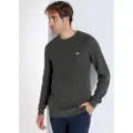 LOIS Jeans for man. 176493358 Knitted pullover with box collar green (XL), Casual, Cotton, Long sleeve