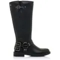 Mustang for woman. 59563 Bruna boots black (40), Flat, 1 to 3 cm, Zip, Casual