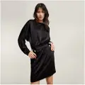 G-Star for woman. D25324-D414-6484 Black Batwing dress (XXS), Casual, Long sleeve, Recycled Polister, Sustainable