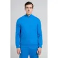 Bikkembergs for man. BMF0489 Sweatshirt Blue details (L), Casual, Cotton