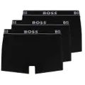 Hugo Boss for man. 50495236 Pack 3 Spirit boxer shorts black (L), Homewear, Cotton
