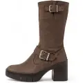 Art for woman. 116571212003_012 Leather boots 1657 Sofia brown (41), 3 to 5 cm, Zip, Casual