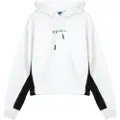 Karl Lagerfeld for woman. A1W20017 Hoodie black, white (S), Casual, Cotton