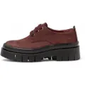 Art for woman. 119521267003_008 Leather Shoes 1952 Amberes burgundy (39), 3 to 5 cm, Laces, Casual