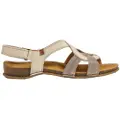 El naturalista for woman. 2581911VA005_020 Leather Sandals N5819 Panglao beige (39), Flat, Velcro, Casual
