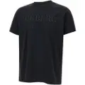 Iceberg for man. 25EI1P0F0146327 Black embroidered logo T-shirt (L), Casual, Cotton, Short sleeve