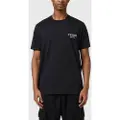 Iceberg for man. 25EI1P0F0466327 Classic black regular fit knitted T-shirt (M), Casual, Cotton, Short sleeve