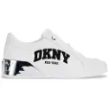 DKNY for woman. K1558006 Maben Leather Sneakers white (36), Flat, Laces, Casual