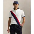 Ralph Lauren for man. 710964450002 White cotton polo shirt (S), Casual, Short sleeve