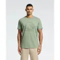 Psycho Bunny for man. B6U410F200 Melbourne green graphic T-shirt (XL), Casual, Cotton, Short sleeve