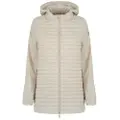 Save the Duck for woman. D41165W-GIGO20 Lorena beige quilted coat (XL), Casual, Nylon