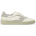 Moa for woman. MG583CO Leather Sneakers Club white (36), Flat, Laces, Casual