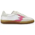 Moa for woman. CL068 Leather Sneakers Club white (40), Flat, Laces, Casual