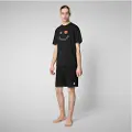 Save the Duck for man. DW2238M-RIPO20 Bascom black swimming costume (M), Beachwear, Polyester