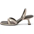 Neosens for woman. 3316811XJ003_020 Leather sandals S3168 Godello beige (38), 1 to 3 cm, Buckle, Casual, Party