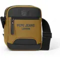 Pepe Jeans for man. 7065543 Bromley 24 ochre shoulder bag (OSFA), Brown, Casual, Polyester