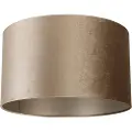 QAZQA Lampeskjerm i fløyel, Taupe 35/35/20