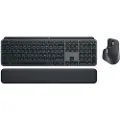 Logitech MX Keys Combo for Business - Tastatur- og mussett - bakbelysning - trådløs - Bluetooth LE - QWERTY - Pan Nordic - grafitt