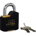 Burg wachter Gamma 700 55 SB Hængelås Forskellige Messing, Sort Profilcylinder-hængelås