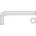 Toolcraft Unbrako Vinkelskruetrækker 4 mm
