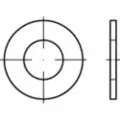 Toolcraft Mellemlægsskive 31 mm 62 mm Stål 100 stk TOOLCRAFT 159237