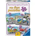 Ravensburger My Emergency Vehicles Puslespill 2/4/6/8 brikker