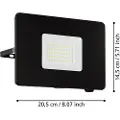 Eglo FAEDO 3 outdoor floodlight LED 53W 5000K black