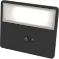 Eglo Panettieri Solar Wall 860LM with Sensor Black/White