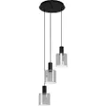 Eglo GOROSIBA pendant light black-transparent