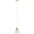 Eglo Copley, Fleksibel montering, Gull, Gjennomsiktig, Gjennomsiktig, Aluminium, Stål, Glass, Innendørs