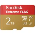 SanDisk - Flashminnekort (SD-adapter inkludert) - 2 TB