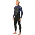 Rip Curl Omega 4/3 Mm Gb Steamer Langarmet Neopren-drakt Med Glidelås På Ryggen