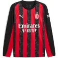 Puma AC Milan 25/26 Long Sleeve Home Jersey Men, Sport, Red/Black, 3XL
