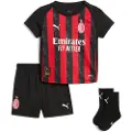 Puma AC Milan 25/26 Home Babykit Toddler, Clothing, Red/Black, 12-18M