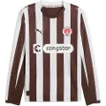Puma FC St. Pauli 25/26 Long Sleeve Home Jersey Men, Sport, Espresso Brown/White, XXL