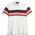 Superdry Lightweight Stripe Kortermet Poloskjorte