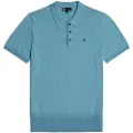 G-Star for man. D25960-D997-G988 Knitted polo blue (XL), Casual, Linen, Short sleeve, Sustainable