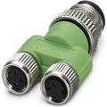 Phoenix Contact Y-fordeler SAC-3P-M12Y/2XM 8FS - (5 stk.)