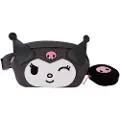 Loungefly Svart Kuromi-midjeveske
