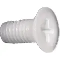 Toolcraft 839976 Undersænkede skruer M5 30 mm Krydskærv Philips DIN 965 Plastic , Polyamid 10 stk