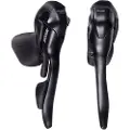 Microshift ADVENT Spaker, par, 9-trinns, Ikke kompatibel med Shimano, Dual Control, Venstre spak kun med bremsespak, sortering (NY)