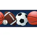 RoomMates Sportsbolde Border Wallsticker 22,86 x 457.2 cm