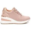 Xti for woman. 14372103-NUDE Trainers 143721 nude (41), Fabric, 3 to 5 cm, Laces, Casual