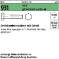 Lemvigh-Muller M 20X80 FZB stålbolt DIN 931 10.9 - (25 stk.)
