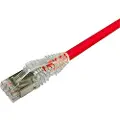 CommScope NETCONNECT Patchkabel kat 6A S/FTP PiMF, længde: 1,75 m farve: rød med LSZH kappe