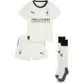 Puma Borussia Mönchengladbach 25/26 Home Minikit Kids, Clothing, Warm White/Black, 3-4Y