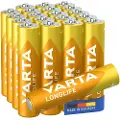 Varta Longlife AAA / LR03 Batteri 20-pack