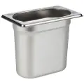 H.W.Larsen Kantine 1/9 GN 1.5 ltr 17.5x10.5x15 cm Rustfrit stål,stk